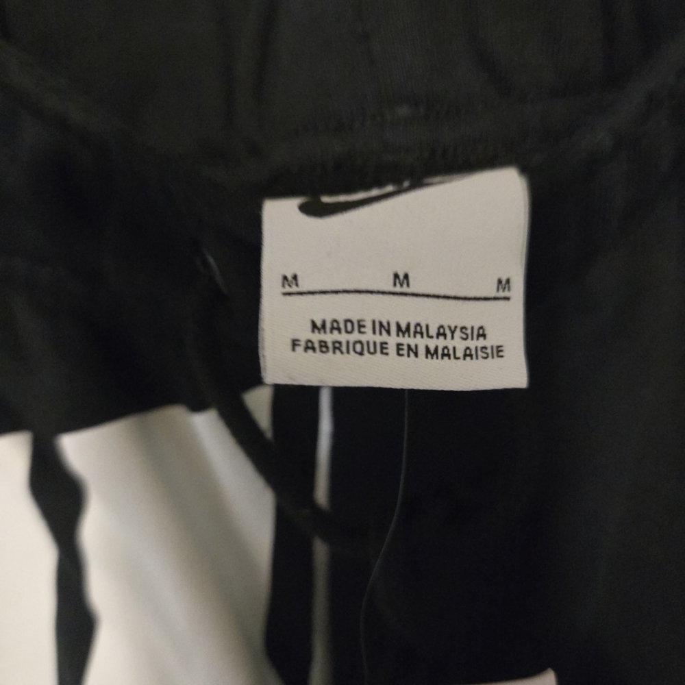 Nike Black & White Air Logo Men's Shorts - Picture 5 of 9
